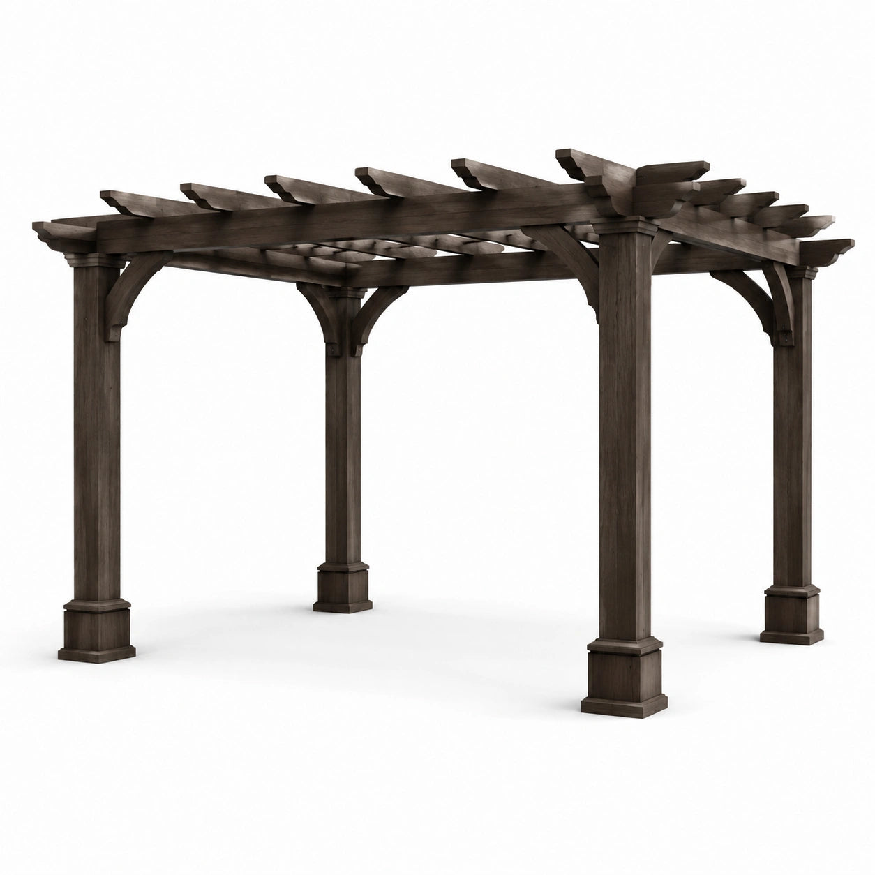 Pergola en Bois 300 x 300 x 250 cm Marron