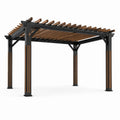 Pergola en aluminium et bois 300x400 cm